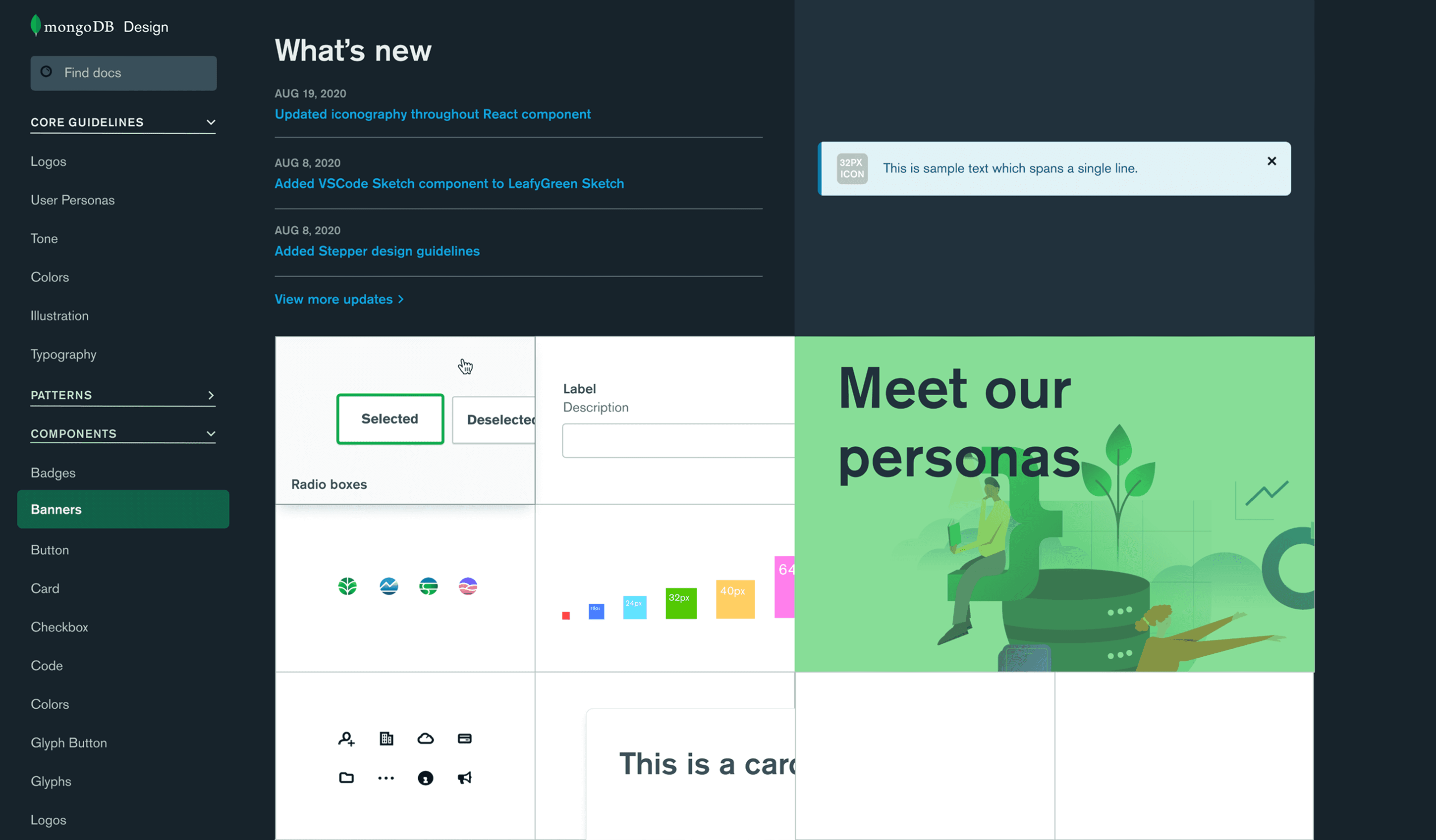 The site before the redesign