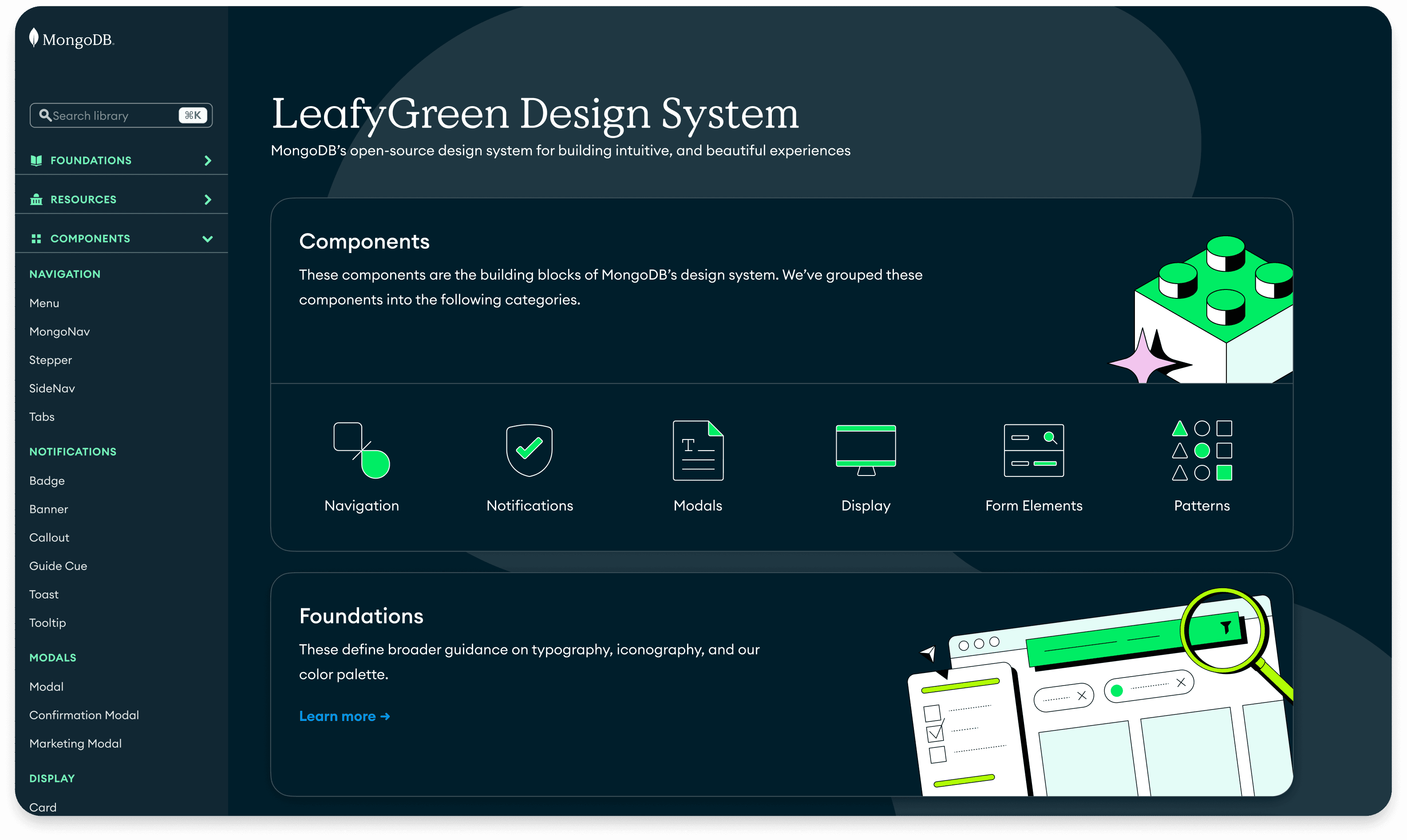 The site after the redesign