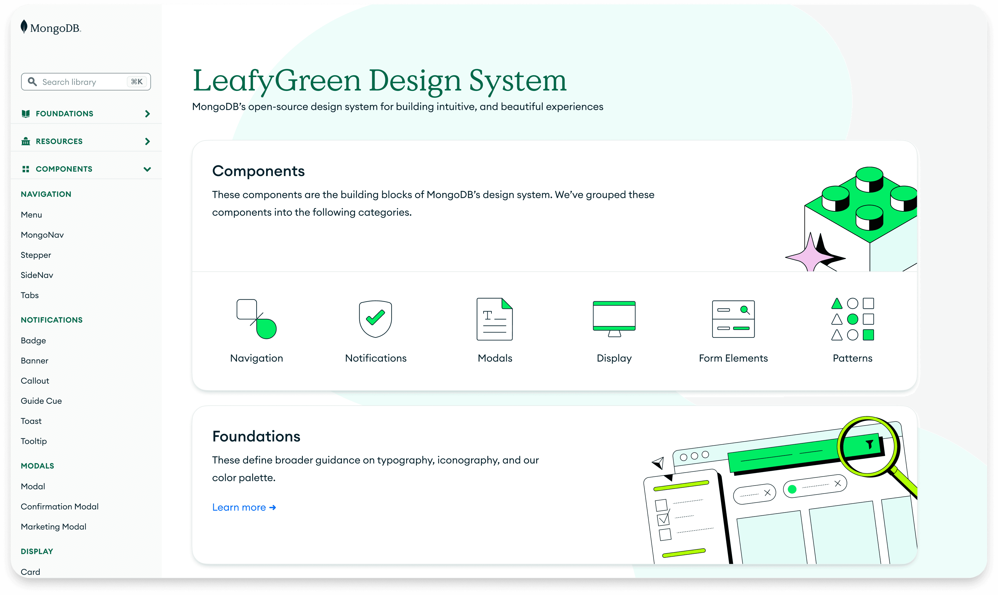 The site after the redesign